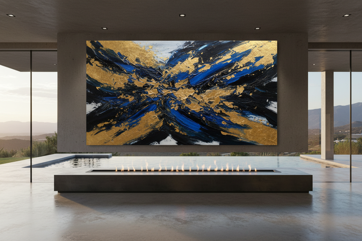 Abstract Expressionist Luxury Painting