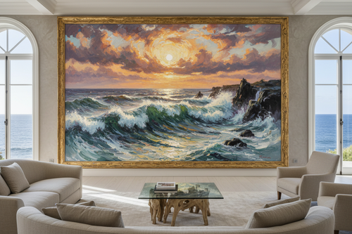 Impressionist Seascape Luxury Painting